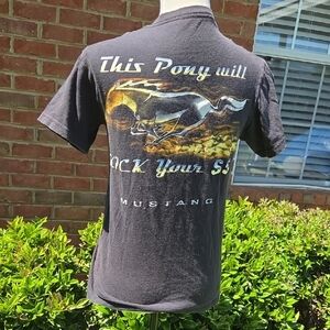 Ford Black Mustang Graphic Tee